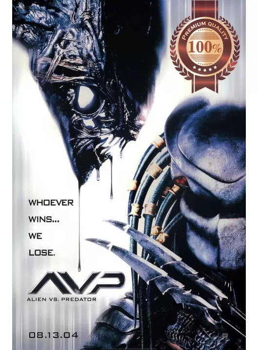ALIEN VS PREDATOR AVP 2004 OFFICIAL ORIGINAL CINEMA MOVIE PRINT PREMIUM POSTER
