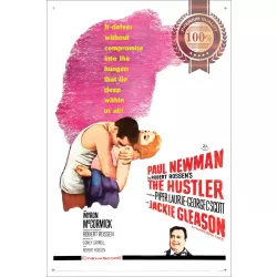 THE HUSTLER 1961 60s ORIGINAL MOVIE CINEMA PRINT PREMIUM POSTER
