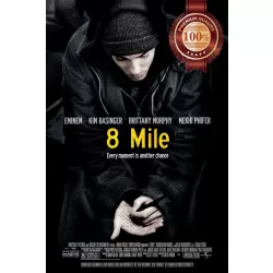 8 MILE 2002 EMINEM ORIGINAL OFFICIAL CINEMA MOVIE FILM PRINT PREMIUM POSTER
