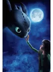HOW TO TRAIN YOUR DRAGON 2010 HICCUP TOOTHLESS MOON WALL ART PRINT PREMIUM POSTER