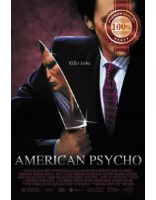 AMERICAN PSYCHO 2000 CHRISTIAN BALE MOVIE ORIGINAL CINEMA PRINT PREMIUM POSTER