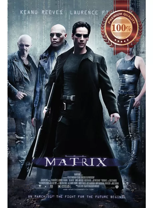 THE MATRIX 1 1999 90s OFFICIAL ORIGINAL FIRST MOVIE FILM CINEMA PRINT PREMIUM POSTER