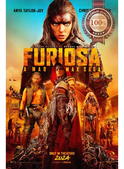 FURIOSA A MAD MAX SAGA 2024 ORIGINAL MOVIE CINEMA PRINT PREMIUM POSTER FURIOSA A MAD MAX SAGA 2024 ORIGINAL MOVIE CINEMA PRINT PREMIUM POSTER