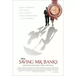 SAVING MR BANKS 2013 TOM HANKS ORIGINAL CINEMA MOVIE PRINT PREMIUM POSTER
