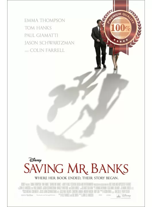 SAVING MR BANKS 2013 TOM HANKS ORIGINAL CINEMA MOVIE PRINT PREMIUM POSTER