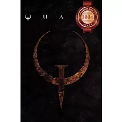 QUAKE 1996 LOGO 90s VIDEO GAME VIDEOGAME ORIGINAL ART PRINT PREMIUM POSTER