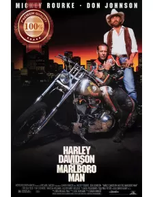 HARLEY DAVIDSON AND MARLBORO MAN 91 ORIGINAL OFFICIAL MOVIE PRINT PREMIUM POSTER
