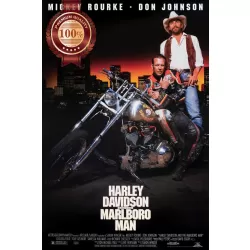 HARLEY DAVIDSON AND MARLBORO MAN 91 ORIGINAL OFFICIAL MOVIE PRINT PREMIUM POSTER