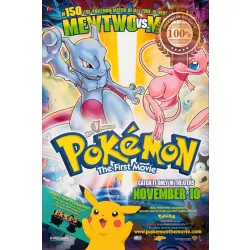 POKEMON THE FIRST MOVIE 1999 90s CINEMA MOVIE ART ANIME PRINT PREMIUM POSTER