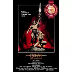 CONAN THE BARBARIAN 1982 80 ARNOLD SCHWARZENEGGER MOVIE PRINT PREMIUM POSTER