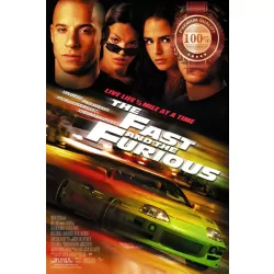 THE FAST AND THE FURIOUS V2 1/4 MILE ORIGINAL MOVIE CINEMA PRINT PREMIUM POSTER