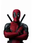 DEADPOOL CROSSED ARMS WHITE BACKGROUND MOVIE WALL ART PRINT - PREMIUM POSTER