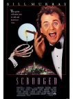 SCROOGED 1988 80s ORIGINAL OFFICIAL CINEMA MOVIE FILM PRINT PREMIUM POSTER