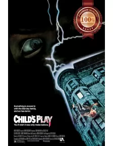 CHILDS PLAY 1988 80s OFFICIAL ORIGINAL CINEMA FILM MOVIE PRINT PREMIUM POSTER
