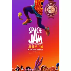 SPACE JAM A NEW LEGACY TEASER V2 2021 OFFICIAL CINEMA MOVIE PRINT PREMIUM POSTER