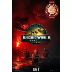 JURASSIC WORLD REBIRTH TEASER 2025 ORIGINAL MOVIE CINEMA PRINT PREMIUM POSTER
