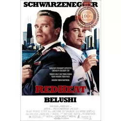 RED HEAT 1988 80s REDHEAT ORIGINAL MOVIE CINEMA PRINT PREMIUM POSTER