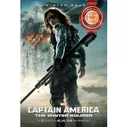 BUCKY CAPTAIN AMERICA THE WINTER SOLDIER 2014 CINEMA MOVIE PRINT PREMIUM POSTER