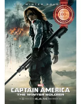 BUCKY CAPTAIN AMERICA THE WINTER SOLDIER 2014 CINEMA MOVIE PRINT PREMIUM POSTER