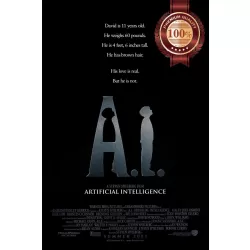 A.I. ARTIFICIAL INTELLIGENCE FILM MOVIE ORIGINAL CINEMA PRINT PREMIUM POSTER