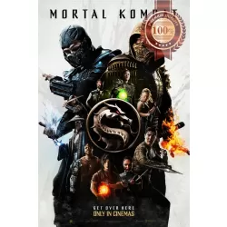 MORTAL KOMBAT 2021 ORIGINAL OFFICIAL CINEMA MOVIE FILM PRINT PREMIUM POSTER