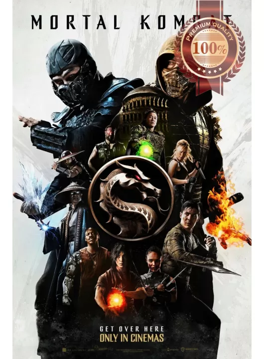 MORTAL KOMBAT 2021 ORIGINAL OFFICIAL CINEMA MOVIE FILM PRINT PREMIUM POSTER