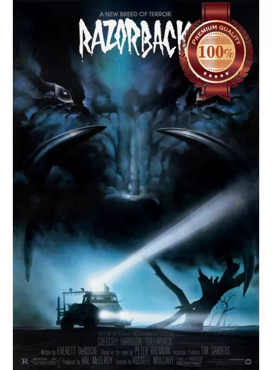 RAZORBACK 1984 80s ORIGINAL AUS MOVIE FILM CINEMA PRINT PREMIUM POSTER RAZORBACK 1984 80s ORIGINAL AUS MOVIE FILM CINEMA PRINT PREMIUM POSTER
