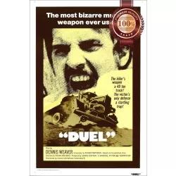 &quot;DUEL&quot; DUEL 1971 70s ORIGINAL RETRO CINEMA FILM MOVIE PRINT PREMIUM POSTER