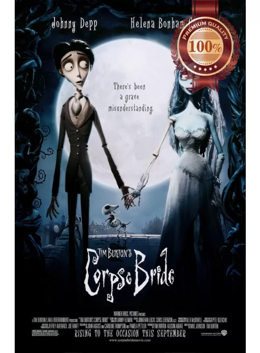 CORPSE BRIDE 2005 ORIGINAL OFFICIAL CINEMA FILM MOVIE PRINT PREMIUM POSTER CORPSE BRIDE 2005 ORIGINAL OFFICIAL CINEMA FILM MOVIE PRINT PREMIUM POSTER