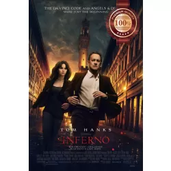 INFERNO TOM HANKS 2016 ORIGINAL OFFICIAL MOVIE FILM PRINT PREMIUM POSTER