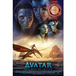 AVATAR THE WAY OF WATER 2022 ORIGINAL CINEMA OFFICIAL MOVIE PRINT PREMIUM POSTER