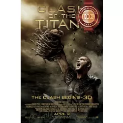 CLASH OF THE TITANS MEDUSA 2010 ORIGINAL CINEMA FILM MOVIE PRINT PREMIUM POSTER