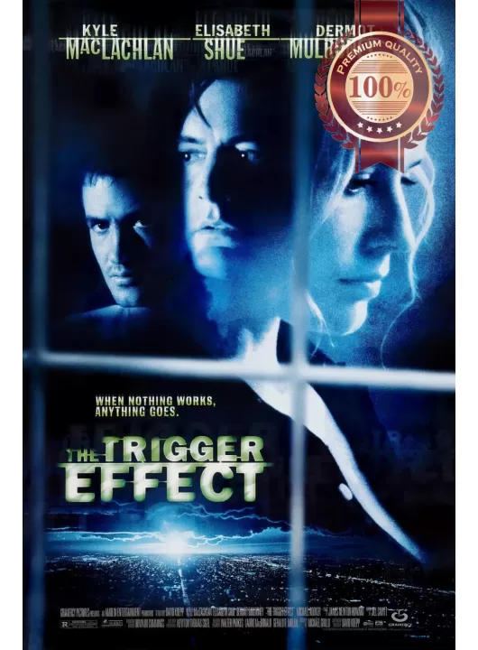 THE TRIGGER EFFECT 1996 90s ORIGINAL MOVIE CINEMA PRINT PREMIUM POSTER