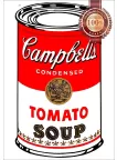 ANDY WARHOL CAMPBELLS TOMATO CAN SOUP PAINTING WALL ART PRINT PREMIUM POSTER