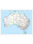 DETAILED MAP OF AUSTRALIAN ROADS AUSTRALIA AUS ATLAS WALL PRINT PREMIUM POSTER DETAILED MAP OF AUSTRALIAN ROADS AUSTRALIA AUS ATLAS WALL PRINT PREMIUM POSTER