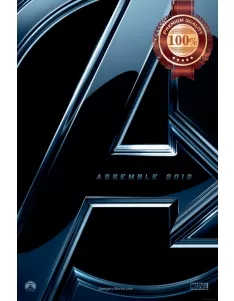 THE AVENGERS TEASER A ASSEMBLE ORIGINAL CINEMA MOVIE PRINT PREMIUM POSTER