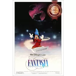FANTASIA 1940 40s DISNEY CLASSIC ORIGINAL CINEMA MOVIE PRINT PREMIUM POSTER