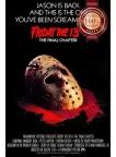 FRIDAY THE 13TH THE FINAL CHAPTER 1984 80s ORIGINAL CINEMA MOVIE PRINT PREMIUM POSTER
