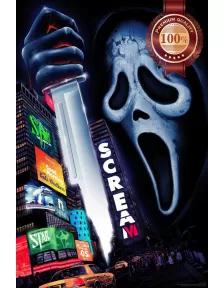 SCREAM VI 2023 CITY KNIFE 6 SIX ORIGINAL CINEMA MOVIE FILM PRINT PREMIUM POSTER