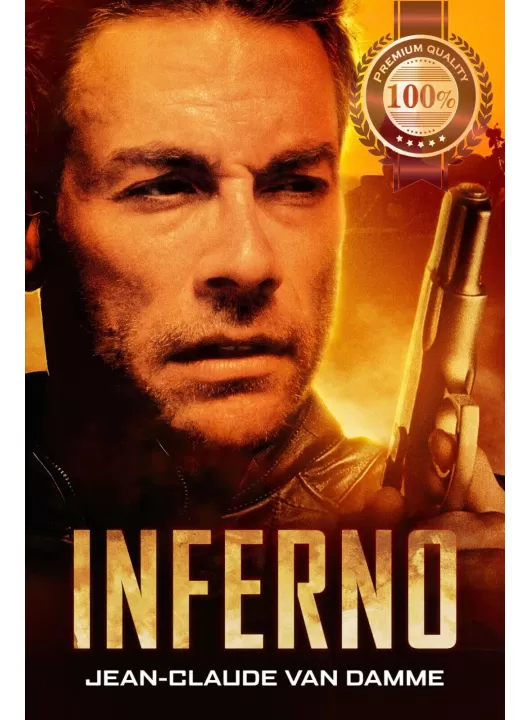 INFERNO 1999 JEAN-CLAUDE VAN DAMME ORIGINAL MOVIE CINEMA PRINT PREMIUM POSTER INFERNO 1999 JEAN-CLAUDE VAN DAMME ORIGINAL MOVIE CINEMA PRINT PREMIUM POSTER