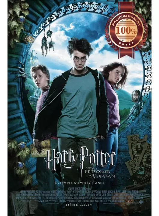 HARRY POTTER AND THE PRISONER OF AZKABAN CINEMA MOVIE FILM PRINT PREMIUM POSTER HARRY POTTER AND THE PRISONER OF AZKABAN CINEMA MOVIE FILM PRINT PREMIUM POSTER
