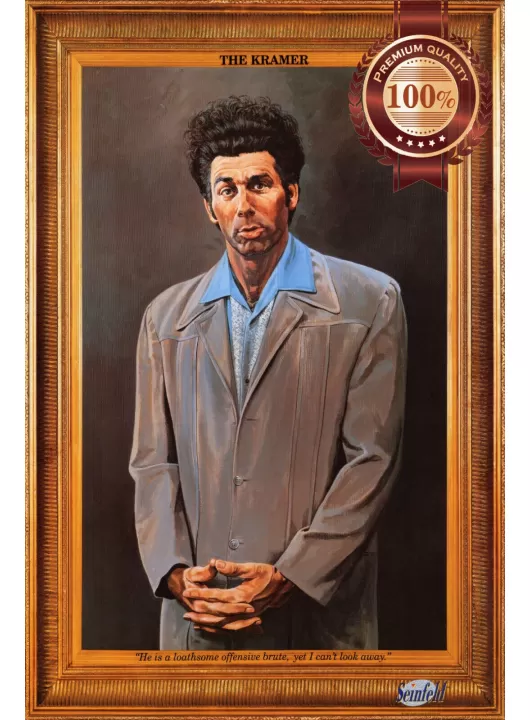 THE KRAMER ORIGINAL WITH PRINTED FRAME OIL PAINTING ART PRINT PREMIUM POSTER