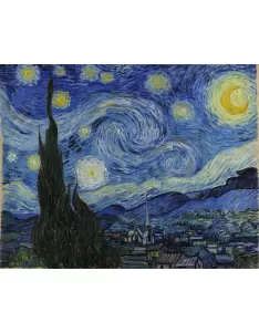 LARGE THE STARRY NIGHT VINCENT VAN GOGH OIL PAINTING ART PRINT PREMIUM POSTER
