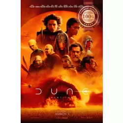 DUNE PART 2 CAST 2024 THEATRICAL ORIGINAL MOVIE CINEMA PRINT PREMIUM POSTER