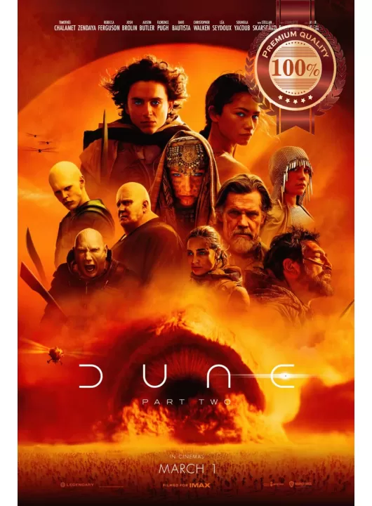DUNE PART 2 CAST 2024 THEATRICAL ORIGINAL MOVIE CINEMA PRINT PREMIUM POSTER DUNE PART 2 CAST 2024 THEATRICAL ORIGINAL MOVIE CINEMA PRINT PREMIUM POSTER
