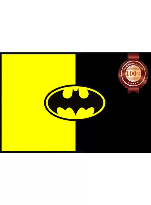 BATMAN LOGO CLASSIC DC ART COMICS MOVIE HOME PHOTO PRINT - PREMIUM POSTER