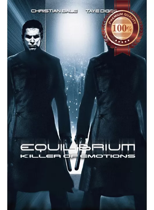 EQUILIBRIUM CHRISTIAN BALE 2002 ORIGINAL MOVIE FILM PRINT PREMIUM POSTER EQUILIBRIUM CHRISTIAN BALE 2002 ORIGINAL MOVIE FILM PRINT PREMIUM POSTER