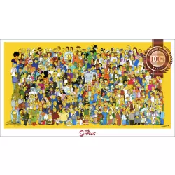 THE SIMPSONS CHARACTERS CAST TV SHOW ORIGINAL DRAWN ART PRINT PREMIUM POSTER