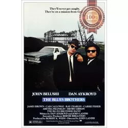 THE BLUES BROTHERS 1980 80s ORIGINAL OFFICIAL CINEMA MOVIE PRINT PREMIUM POSTER