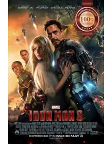 IRON MAN 3 2013 THREE III IRONMAN FILM MOVIE ORIGINAL CINEMA PRINT PREMIUM POSTER